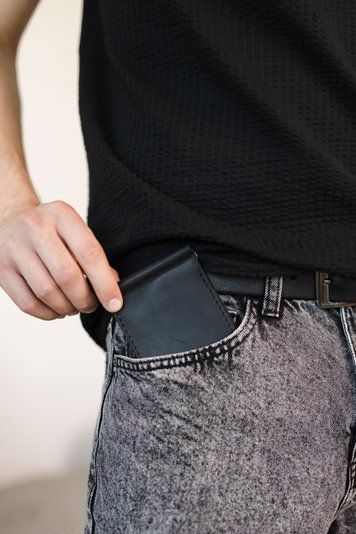 Затискач класичний, з натуральної шкіри ZtChCh &mdash; шкіряний аксесуар від бренду DIKO