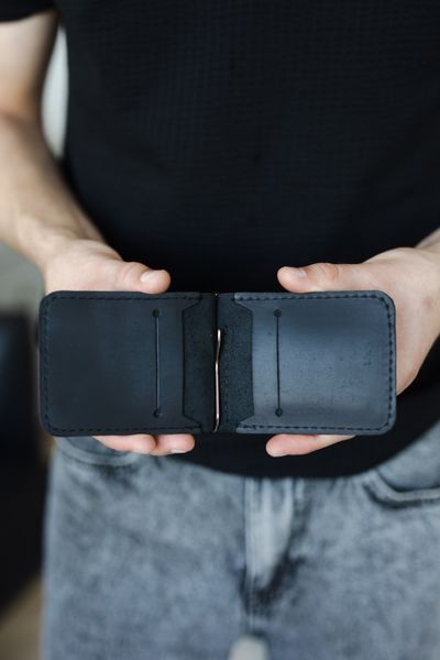 Затискач класичний, з натуральної шкіри ZtChCh &mdash; шкіряний аксесуар від бренду DIKO