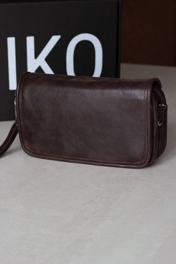Сумка-клатч, з натуральної шкіри, Mono MoGlTk &mdash; шкіряний аксесуар від бренду DIKO