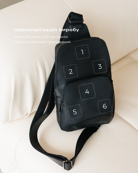 Чоловічий шкіряний Слінг Newery YD19 &mdash; шкіряний аксесуар від бренду DIKO