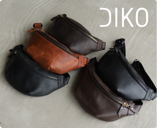 купити шкіряну бананку бренду Diko