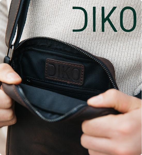 купити сумку чоловічу шкіряну бренду Діко